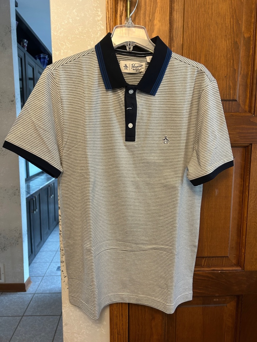Original Penguin Men's Thin-Striped Polo